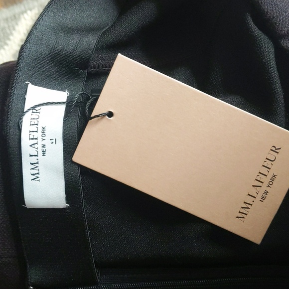 NWT M.M. LaFleur Crosby Skirt - Textured Ponte in Lava - 1+ - Picture 5 of 9